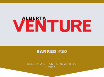 Ranked #30 Alberta's Fast Growth 50 2013