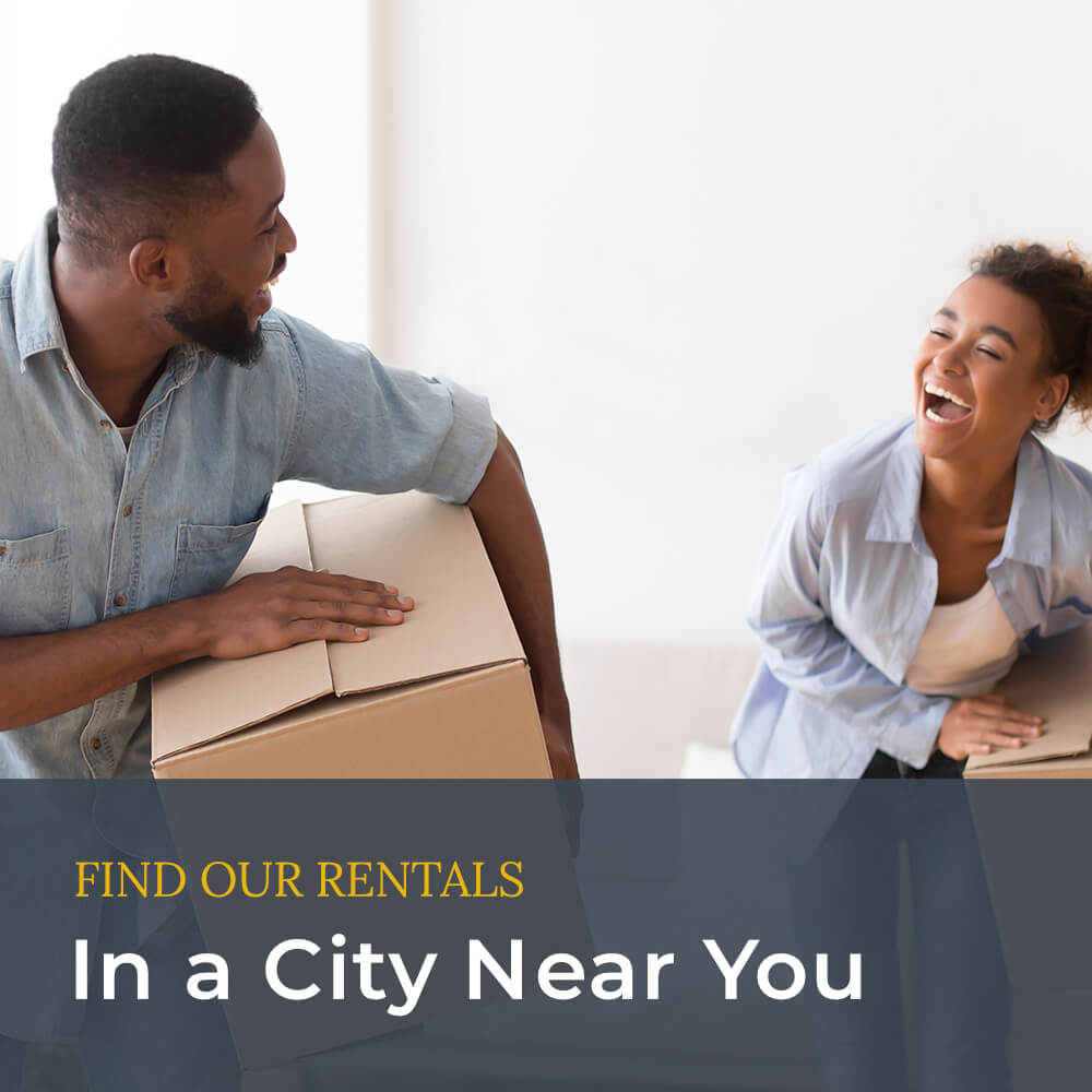 Find our rentals: In a city near you