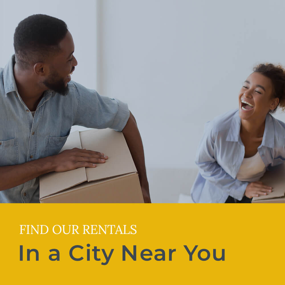 Find our rentals: In a city near you